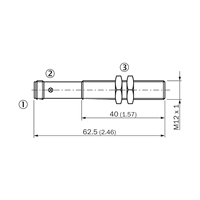 Sensor Magnético SICK MM12-90APS-ZC0 1029950 M12 X 1 Thread 1000Hz PNP
