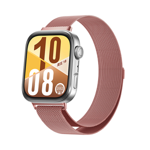 Correa de reloj de malla de acero a presión con doble hebilla de 06 hilos, estilo Milán, ideal para DW, <span class=keywords><strong>Apple</strong></span>, <span class=keywords><strong>Huawei</strong></span>, Samsung, con funciones inteligentes - Product Image 3