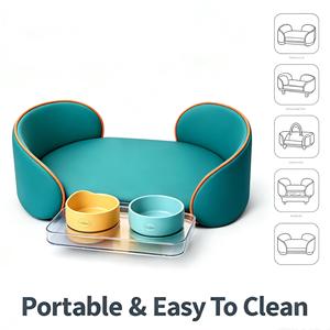 Cama Elevada de Lujo para Mascotas, Resistente al Agua, Lavable, con Marco de Acero, para Perros y Gatos, Interior y Exterior - Product Image 1