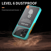 SHELLBOX pochette sèche sous-marine étui de téléphone étanche et sac pour IPhone 12 à 15 pro max modèles 6.7 pouces avec protection d'écran intégrée