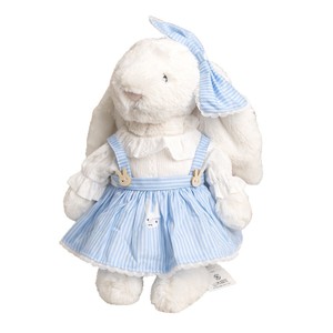 Série <span class=keywords><strong>de</strong></span> vêtements <span class=keywords><strong>pour</strong></span> poupée JC Bonny Rabbit, jupe bleue et blanche avec boutons en bois, tissu <span class=keywords><strong>de</strong></span> remplacement <span class=keywords><strong>pour</strong></span> poupée <span class=keywords><strong>de</strong></span> 30 cm, <span class=keywords><strong>pour</strong></span> les 14 ans et plus - Product Image 5