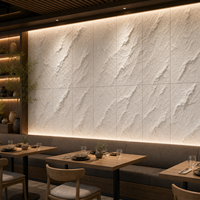 Panneau en pierre artificielle PU WYRAX, surface rocheuse blanche, 600x1200mm, pour extérieur, patio, fond décoratif, installation facile