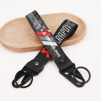 Porte-clés personnalisé pour moto, cordon en tissu, porte-clés de voiture, cordon personnalisé, porte-clés