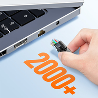 Cable de Red SAMZHE Cat6 de 5Gbps, Cable LAN de Cobre con Aislamiento de PVC para PC, Laptop, Internet y Monitoreo de Redes