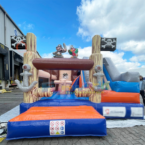 Castillo inflable comercial con forma de barco pirata, combo inflable de grado comercial para niños pequeños. - Product Image 2