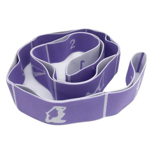 Bande de résistance pour yoga, 10 segments numérotés, résistance moyenne, pour étirements des épaules et du dos, bande d'exercice de fitness pour femmes - Product Image 3