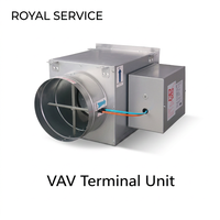 Système de ventilation de laboratoire à volume d'air variable à conduit unique VAVBOX RSV-TU certifié CE pour salles blanches, par Royal Air Conditioning, Chine