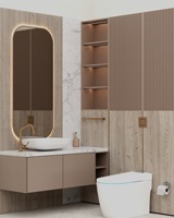 M2 Display the Whole Store Solution Meubles pour ongles Table de manucure moderne et personnalisée Barre de table pour ongles Vitrine de présentation design pour onglerie