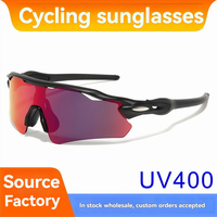 Lunettes de soleil portables pour le cyclisme et la course en extérieur, résistantes au vent, design demi-cadre, confortables, protection UV400, pour la pêche et les sports