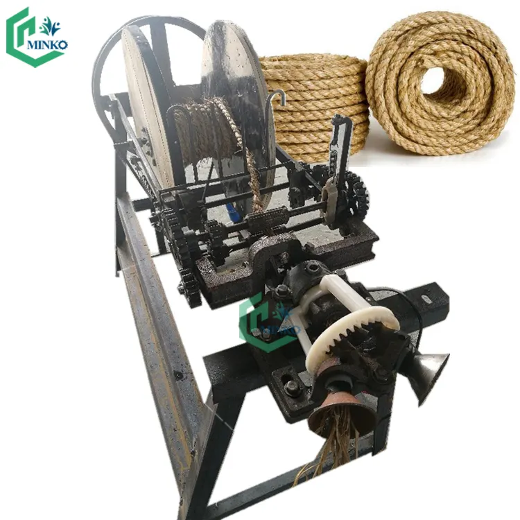 Máquina de corda de palha de arroz, máquina de torção de malha