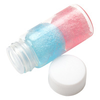Nettoyant multifonctionnel pour pinces à cils 30 ml avec éponge intégrée, solution de nettoyage pour outils à cils, pour l'élimination des résidus de colle