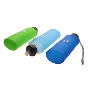 ขวดน้ำพับได้แบบนิ่ม ตัวอย่างฟรี ขวดน้ำร้อนแบบนิ่ม ขวดน้ำแบบนิ่ม - Product Image 4