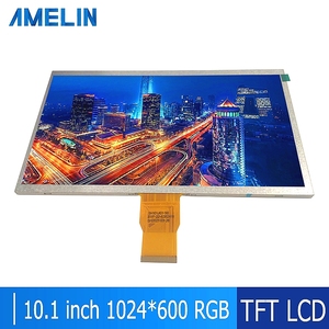 <span class=keywords><strong>AMELIN</strong></span> Pantalla LCD TFT de 10.1 Pulgadas, Resolución 1024*600, Interfaz RGB, Módulo de Pantalla IPS con Brillo de 550, Guangdong - Product Image 6