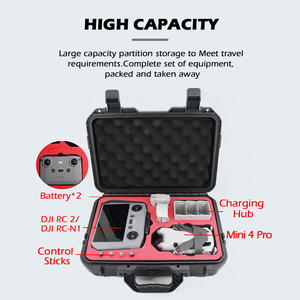 Faith <span class=keywords><strong>Pro</strong></span> เคสดีเจแบบพกพาขนาดเล็ก<span class=keywords><strong>4</strong></span> <span class=keywords><strong>Pro</strong></span>, RC-N1เครื่องควบคุมกันน้ำกันกระแทกกระเป๋าถือ EVA แข็งอุปกรณ์เสริมสำหรับโดรนขนาดเล็ก<span class=keywords><strong>4</strong></span>ตัว - Product Image 5