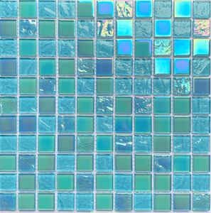 <span class=keywords><strong>Piastrelle</strong></span> a mosaico in vetro iridescente 300x300mm Design moderno per bagno esterno piscina camera da letto <span class=keywords><strong>cucina</strong></span> Hotel uso della parete interna - Product Image 2