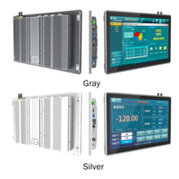 Panel PC Industrial IP65 Sin Ventilador, Pantalla Táctil de Aluminio Completo, PC Todo en Uno de 8, 10.1, 12.1, 15, 15.6, 17, 19, 21.5 Pulgadas