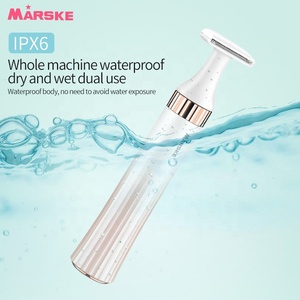 MARSKE électrique dame cheveux rasoir Rechargeable nettoyant pour le visage femmes jambes visage sourcil rasoir callosités dissolvant 3 1 ménage - Product Image 5