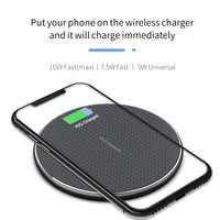 Chargeur rapide sans fil pour téléphone portable Chargeur rapide pour téléphone intelligent Chargeur sans fil
