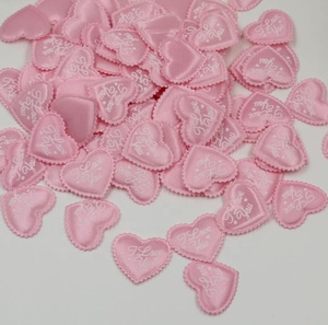 100 Pezzi Cuori Rossi da 3,5 cm per Decorazioni Matrimoniali, Petali di <span class=keywords><strong>Fiori</strong></span> Artificiali, Coriandoli da Lanciare, Accessori per Feste di San Valentino - Product Image 2