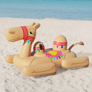 Verdicktes PVC Aufblasbares Kamel-Schwimmtier Aufblasbare Wasserliege Schwimmende Insel Party-Spielzeug für Erwachsene und Kinder - Product Image 5