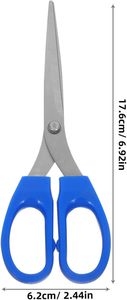 Venta Directa de Fábrica, Tijeras Portátiles Manuales de Acero Inoxidable de 16 cm, Tijeras Escolares y de Oficina Económicas - Product Image 2