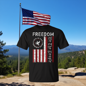 Camiseta con la bandera de Estados Unidos, This Is The Turning Point American Freedom - Product Image 3