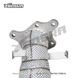Tuyau d'échappement droit personnalisé pour Honda CIVIC Type R/Type-R FK8 FL5 2.0T 2015-2023, tuyaux droits en stock, système d'échappement - Product Image 4