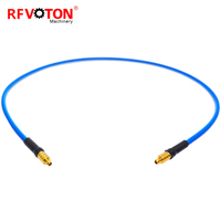 Câble coaxial RF Pigtail MMCX mâle vers MMCX mâle pour assemblage de câble 086 RG405, câble d'extension