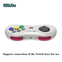 Kualitas Bagus 8Bitdo M30 Mini Edition 2.4G Wireless Game Controller untuk Switch/MD Gamepad Joystick