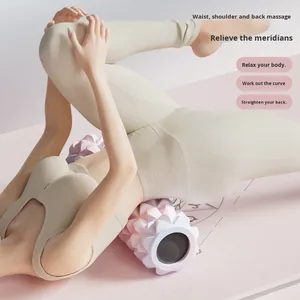 Nouveau rouleau de massage musculaire en mousse EVA à pointes, couleur dégradée, pour yoga et massage des jambes, avec points de pression flottants - Product Image 4