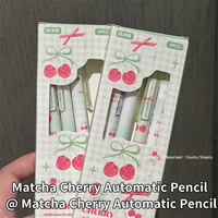 Crayon mécanique automatique Cherry 0,5 mm pour étudiants, examens et écriture – Fournitures scolaires mignonnes