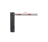 Barrière de stationnement automatique verticale à poteau droit de 3 mètres pour système de barrière de châssis compacte