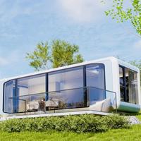 Casa Modular Prefabricada Personalizada y Moderna, Fácil de Construir, Tipo Apple Cabin de 20 pies/40 pies, Hotel Móvil, Dormitorio, Oficina, Casa Cápsula