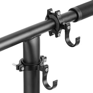 Crochet universel pour guidon de vélo, support durable en alliage d'aluminium pour panier de vélo et transport de marchandises - Product Image 1