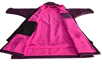 Poncho de surf imperméable à manches longues avec logo personnalisé, parka de bain, serviette de plage, robe en nylon écologique à séchage rapide