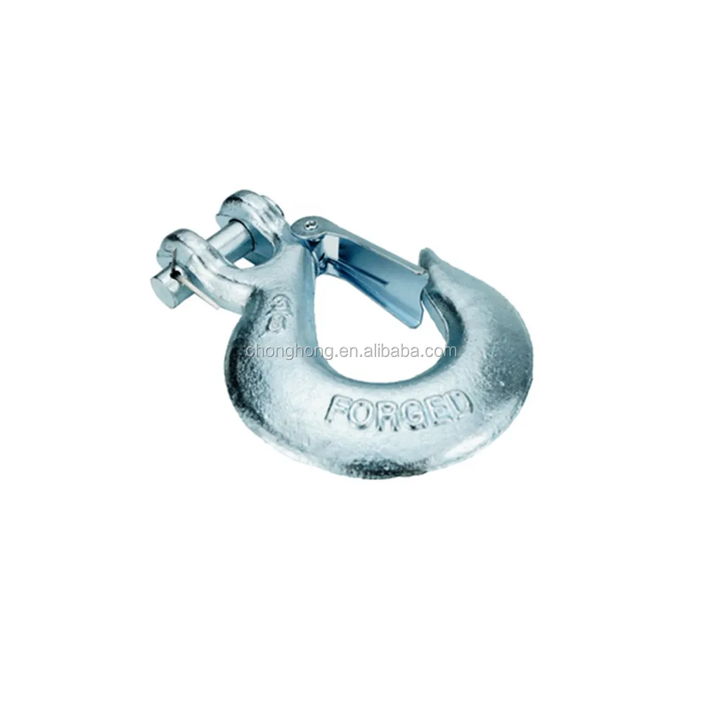 3/8" Winch Accessories Steel Hook for 12000lb Electric Winch with Removable Pin and Safety Clip