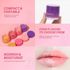 Etiqueta privada al por mayor <span class=keywords><strong>Best</strong></span> <span class=keywords><strong>Seller</strong></span> 20G Hidratante Exfoliante Reparación Fade Lip Lines Anti-Crack Two-Tone Lip Sleeping Mask - Product Image 5