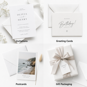 ซองจดหมายกระดาษฝ้ายแบบกำหนดเองพร้อมพิมพ์แบบ Letterpress สำหรับการ์ดเชิญงานแต่งงานแบบแฮนด์เมดและการ์ดอวยพรและบัตรที่ระลึก - Product Image 4
