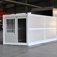 Maisons modulaires pliantes en forme de Z à prix abordables, maisons résidentielles préfabriquées compactes de type conteneur