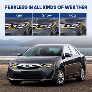 Conjuntos de Faros Delanteros Modificados con Luces LED de Conducción Diurna y Luces de Lente de Agua para Camry 12-14 - Product Image 2