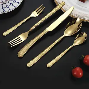 flatware set stainless steel fork knives spoons set 410 Knife stainless steel forks Flatware tableware cutlery