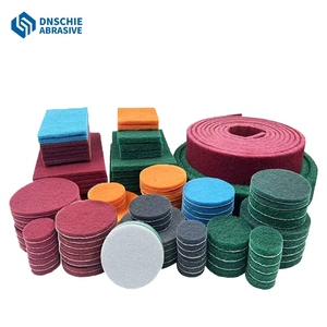 Nhà sản xuất miếng chà rửa trung bình 6 inch*9 inch 10mm màu xanh ngọc, cuộn miếng chà rửa nhiều màu sắc, dùng cho công nghiệp, OEM - Product Image 6