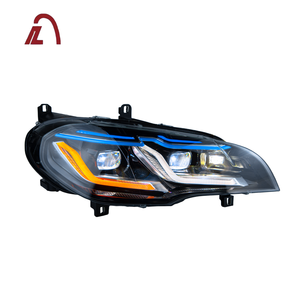 ไฟหน้ารถยนต์ตรงจากโรงงานสำหรับ BMW X5 E70 ปี 2008-2014 แบบดัดแปลงพร้อมไฟ LED คู่  ไฟเลี้ยวแบบไดนามิก - Product Image 5