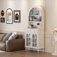 Haut de gamme brillant café coin armoire buffet meubles salle à manger buffet buffet buffet rangement pour vaisselle