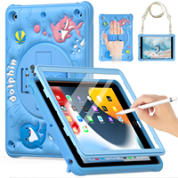 Étui de tablette pour enfants unique et adorable, résistant aux chocs, robuste, pour iPad 10,2 pouces 10e génération