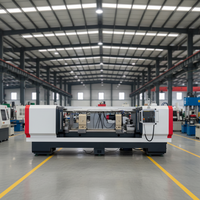 Tour CNC horizontal industriel robuste à double tige, haute productivité, haute sécurité pour les composants d'arbres métalliques de machines de construction