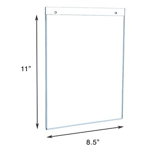 Support mural de panneau en acrylique, porte-panneau adhésif de 3M, vis et points magnétiques adhésifs - Product Image 1