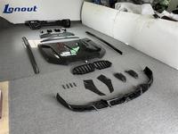 Kit de Carrocería de Fibra de Carbono Forjada para BMW X6 G06, Estilo LD, Alerón Delantero, Divisor Trasero, Faldones Laterales, Rejilla