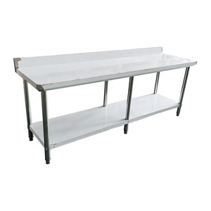 Grande vente de liquidation Table de travail en acier inoxydable Table de travail en inox Banc en acier inoxydable pour les fournitures d'hôtels et de restaurants - Product Image 3