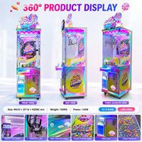 Neofuns Coin Pusher Claw Machine Joystick Vendo Claw Machine Candy Spiral à vendre Claw-machine-with-card-reader